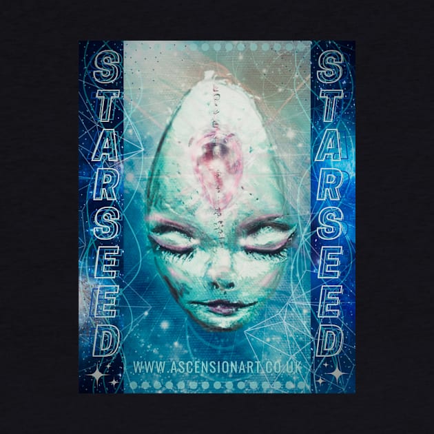 Starseed Crystal by WWW.ASCENSIONART.CO.UK